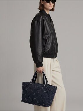 Chanel Traveline Nylon Weekender Tote Black Vintage